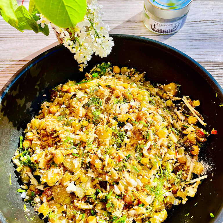 BLUMENKOHLREIS: wie Reis, nur aus Blumenkohl - Clifford Bay Meersalz